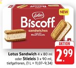 Sandwich Angebote von Lotus bei E center Heidenheim für 2,99 €
