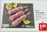 Zarte Putenspieße im Angebot bei E center in Konstanz Zarte Putenspieße Angebote von INITIATIVE TIERWOHL bei E center Konstanz für 1,49 €