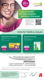 mea - meine apotheke Prospekt für Hamburg mit 4 Seiten mea - meine apotheke Prospekt für Hamburg: "Unsere September-Angebote", 4 Seiten, 01.10.2026 - 31.10.2026