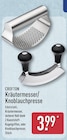 Kräutermesser/Knoblauchpresse im ALDI Nord Prospekt Kräutermesser/Knoblauchpresse von CROFTON im aktuellen ALDI Nord Prospekt für 3,99 €