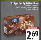 Aktuelles Family Kaffeesticks Angebot bei E center in Herne ab 2,69 €