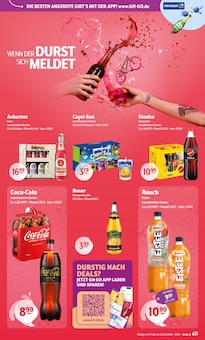Coca Cola im aktuellen Getränke Hoffmann Prospekt (Buxtehude) Coca Cola im Getränke Hoffmann Prospekt "Aktuelle Angebote" mit 10 Seiten (Buxtehude)