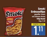 Knabberzeug im EDEKA Prospekt Erdnussflips von Smoki im aktuellen EDEKA Prospekt für 1,11 €