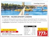 Aktuelles Ägypten – Nilkreuzfahrt & Baden Angebot bei Netto Marken-Discount in Berlin ab 777,00 €