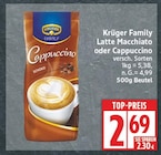 Latte Macchiato von Krüger Family für 2,69 € bei EDEKA im Angebot Latte Macchiato von Krüger Family im aktuellen EDEKA Prospekt