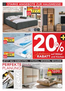 Bett im BRAUN Möbel-Center Prospekt "HAUSMESSE" mit 4 Seiten (Reutlingen)