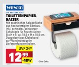 Toilettenpapierhalter Angebote von Wenko bei Marktkauf Heilbronn für 12,99 €