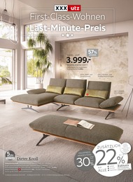 XXXLutz Möbelhäuser Prospekt: "First-Class-Wohnen zum Last-Minute-Preis", 24 Seiten, 11.09.2023 - 08.10.2023