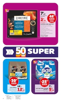 Promo Saumon dans le catalogue Super U du moment à la page 4