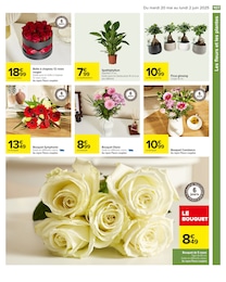 Prix et réduction Fleurs dans le prospectus Carrefour en cours Offre Fleurs dans le catalogue Carrefour du moment à la page 109