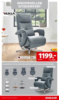 Relaxsessel im aktuellen Segmüller Prospekt (Frankfurt (Main)) Relaxsessel im Segmüller Prospekt "TV-MÖBEL SPEZIAL" mit 22 Seiten (Frankfurt (Main))