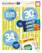 Prospectus Carrefour à Charenton-le-Pont, "20 ANS DE FIDÉLITÉ ÇA SE FÊTE", 76 pages de promos valables du 05/11/2024 au 18/11/2024