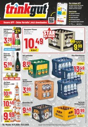 Trinkgut Getränkemärkte Prospekt der aktuellen Woche mit 6 Seiten, gültig von 10.11.2025 bis 15.11.2025, in Eisdorf und Umgebung Aktueller Trinkgut Getränkemärkte Prospekt in Eisdorf und Umgebung, "Aktuelle Angebote" mit 6 Seiten, 10.11.2025 - 15.11.2025