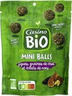 Géant Casino - Mini Balls figues, graines de chia et éclats de noix : offre du catalogue Promo Mini Balls figues, graines de chia et éclats de noix à 4,89 € dans le catalogue Géant Casino "Oui au bio !"