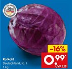 Rotkohl Angebote bei Netto Marken-Discount Solingen für 0,99 €