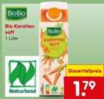 Aktuelles Bio Karottensaft Angebot bei Netto Marken-Discount in Moers ab 1,79 €