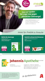 Aktueller mea - meine apotheke Prospekt "Unsere November-Angebote" Seite 1 von 4 Seiten für Gau-Algesheim