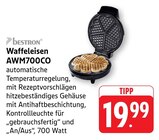 Waffeleisen AWM700CO Angebote von Bestron bei EDEKA Lahr für 19,99 €
