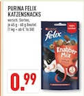 Aktuelle Felix Katzenfutter Angebote bei Marktkauf in Essen Aktuelles Knabber Mix Katzensnacks Angebot bei Marktkauf in Essen ab 0,99 €