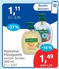 Flüssigseife im Angebot bei budni in Pinneberg Flüssigseife Angebote von Palmolive bei budni Pinneberg für 1,11 €