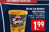 Cup Noodles Soba Protein im Angebot bei EDEKA in Krefeld Cup Noodles Soba Protein Angebote von Nissin bei EDEKA Krefeld für 1,99 €