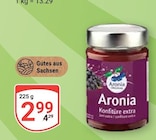 Aronia Konfitüre extra bei GLOBUS im Prospekt "" für 2,99 €