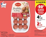 Boulettes au boeuf - BIGARD - U Express à Courbevoie Boulettes au boeuf - BIGARD en promo chez U Express Courbevoie à 2,25 €