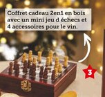 Coffret echecs & vin en promo chez Super U Coffret echecs & vin dans le catalogue Super U