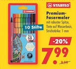 Premium-Fasermaler von STABILO für 7,99 € bei Mäc-Geiz im Angebot Premium-Fasermaler von STABILO im aktuellen Mäc-Geiz Prospekt