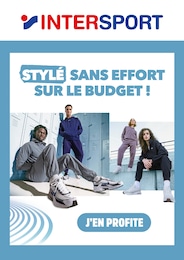 Prospectus Intersport à Jonchery, "STYLÉ SANS EFFORT SUR LE BUDGET !", 1 page, 02/03/2026 - 22/03/2026