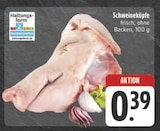 EDEKA Zellingen - Schweineköpfe Angebot im Prospekt Schweineköpfe bei EDEKA im Zellingen Prospekt für 0,39 €
