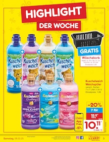 Weichspüler im Netto Marken-Discount Prospekt "Aktuelle Angebote" mit 62 Seiten (Offenbach (Main))