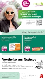 mea - meine apotheke Prospekt für Reutlingen: "Unsere Juli-Angebote", 4 Seiten, 01.07.2025 - 31.07.2025