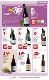 Prix et réduction Vin Bio dans le prospectus Auchan Supermarché en cours Offre Vin Bio dans le catalogue Auchan Supermarché du moment à la page 7