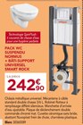 Gedimat Lorient - Promo Pack WC Suspendu Normus + Bâti-Support Universel Smart Rock Promo Pack WC Suspendu Normus + Bâti-Support Universel Smart Rock à 242,90 € dans le catalogue Gedimat à Lorient