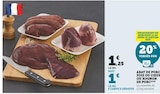 Promo Abat de porc foie ou cœur ou rognon de porc à 1,00 € dans le catalogue Super U à Albert