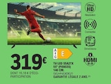 TV LED 55A2TX 55" 140 cm - Schneider - E.Leclerc à Strasbourg TV LED 55A2TX 55" 140 cm - Schneider en promo chez E.Leclerc Strasbourg à 319,00 €