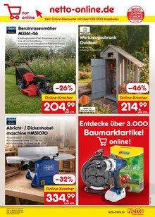 Rasenmäher im Netto Marken-Discount Prospekt "Aktuelle Angebote" mit 72 Seiten (Jena)