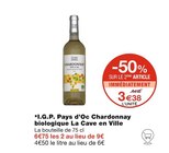 I.G.P. Pays d’Oc Chardonnay biologique - La Cave en Ville dans le catalogue Monoprix