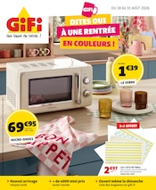 Promos Verre dans le catalogue "DITES OUI À UNE RENTRÉE EN COULEURS !" de Gifi Verre en promo dans le catalogue Gifi à la page 1