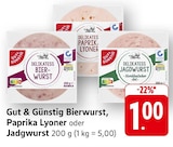 E center Bad Kreuznach - Delikatess Bierwurst Angebot im Prospekt Delikatess Bierwurst bei E center im Bad Kreuznach Prospekt für 1,00 €