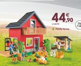 Petite ferme PLAYMOBIL en promo chez Intermarché Petite ferme PLAYMOBIL dans le catalogue Intermarché