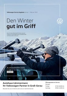 Volkswagen Prospekt für Oppenheim: Den Winter gut im Griff, 1 Seite, 01.01.2022 - 28.02.2022