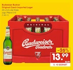 Original Czech Imported Lager Angebote von Budweiser Budvar bei Netto Marken-Discount Bielefeld für 13,99 €