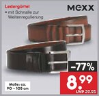 Ledergürtel Angebote von MEXX bei Netto Marken-Discount Halberstadt für 8,99 €