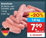 Bratwürste von  im aktuellen Netto Marken-Discount Prospekt für 7,99 €