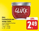 EDEKA Wolfen - Fruchtaufstrich oder weniger Zucker Angebot im Prospekt Fruchtaufstrich oder weniger Zucker bei EDEKA im Wolfen Prospekt für 2,49 €