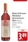Sommertraum Wein im Angebot bei EDEKA in Koblenz Sommertraum Wein Angebote von Baden Ortenauer Weinkeller bei EDEKA Koblenz für 3,49 €