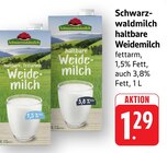 haltbare Weidemilch fettarm bei EDEKA im Prospekt "" für 1,29 €