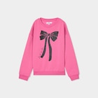 Promo Sweat col rond manches longues vieux rose fille à 6,99 € dans le catalogue La Halle à Marzy